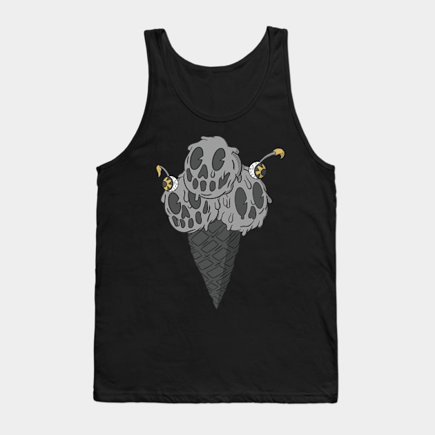 Old School Ice Scream (Gray) Tank Top by GoldenHorror